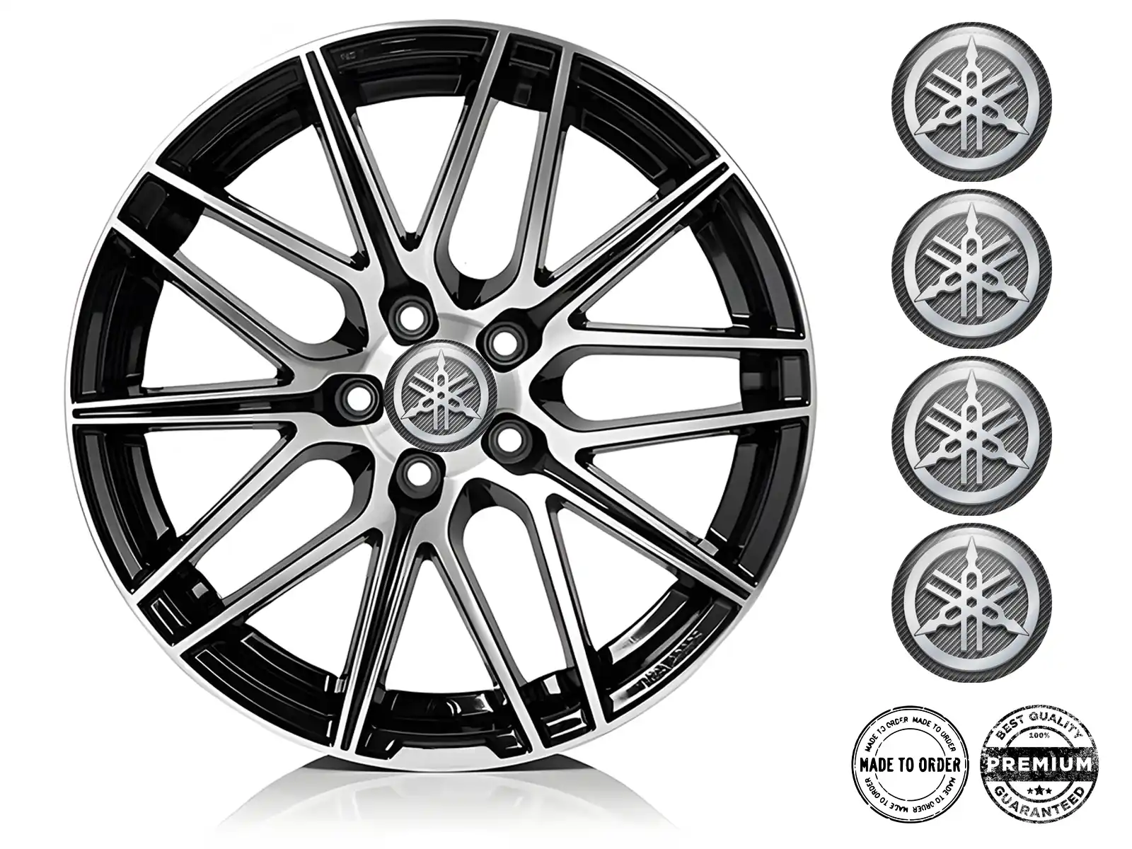 Yamaha Aufkleber Dome Stil Premium Radlogos